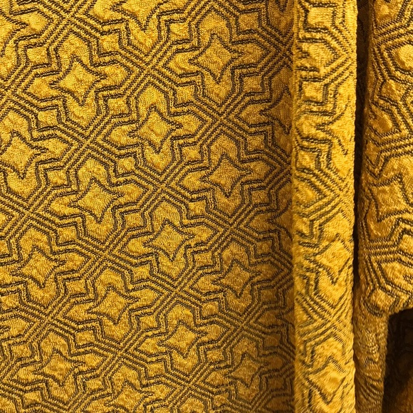 Lularoe mustard layer cover up top - Picture 3 of 3